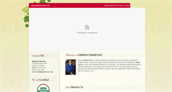 Desktop Screenshot of gibsonfarmsinc.com